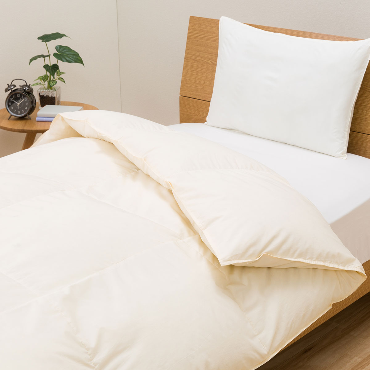 ホワイトダックダウン50%羽毛布団(ムーンシャンテン3 ダブル) 【・玄関