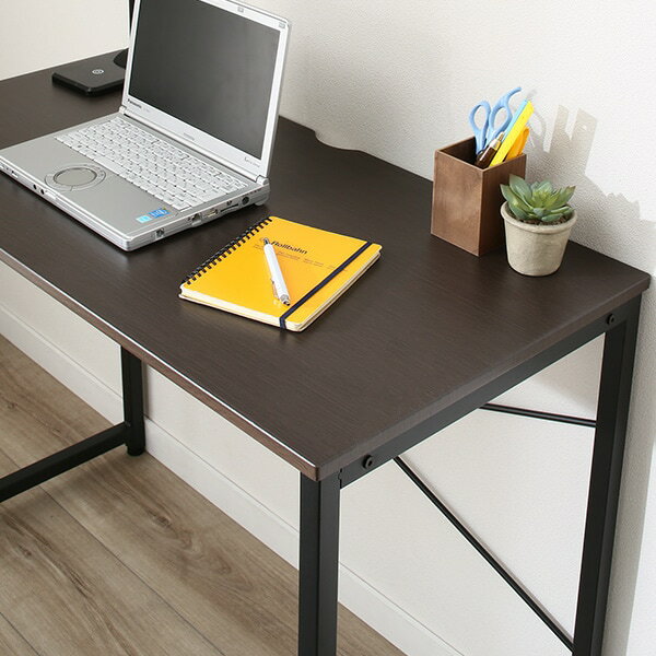 幅95cm]システムデスクセット(ザッキーDBR シェルフ/デスク) 【・玄関