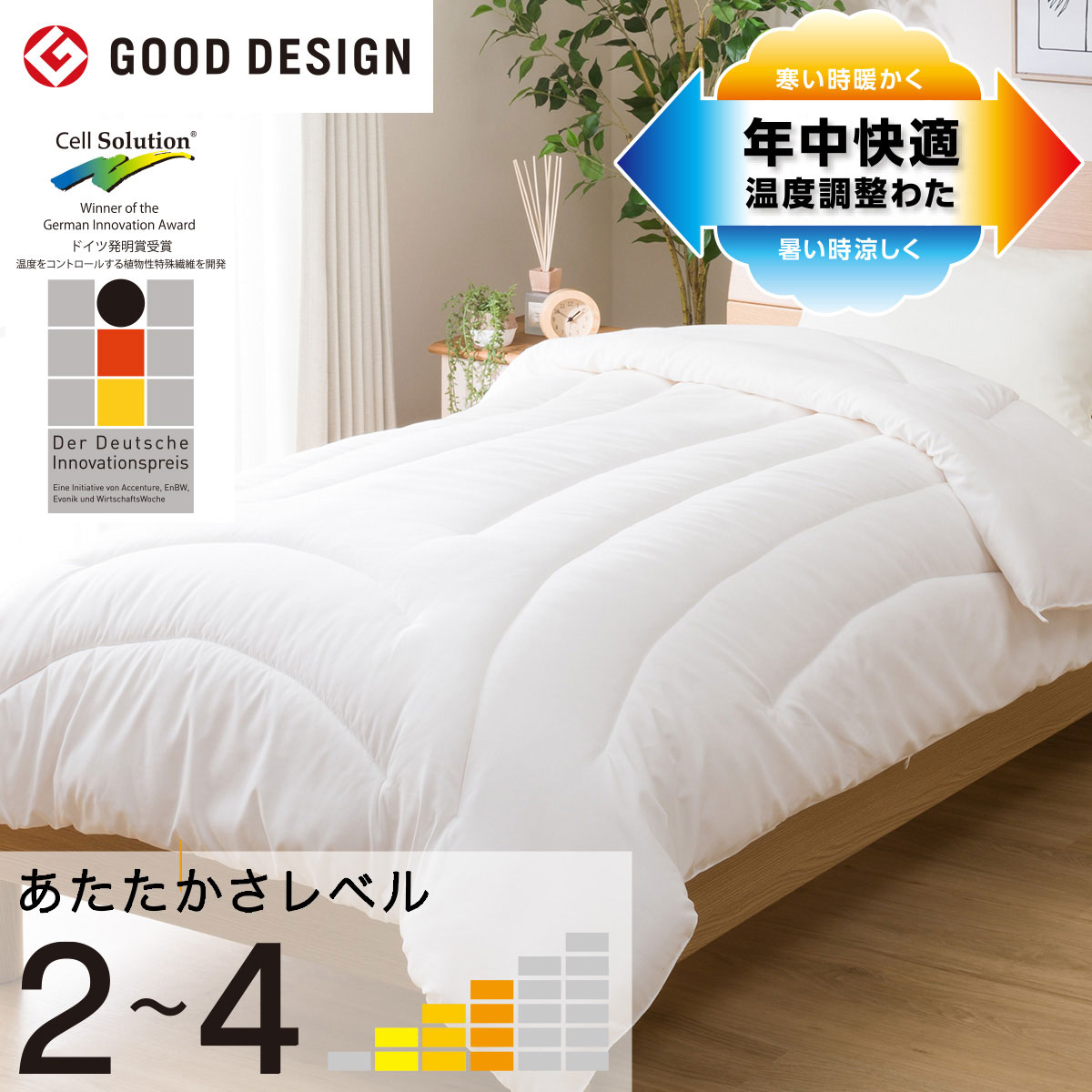 ニトリ 温度調整 掛け布団 セミダブル (CELL 2 SD) 掛布団 掛ふとん