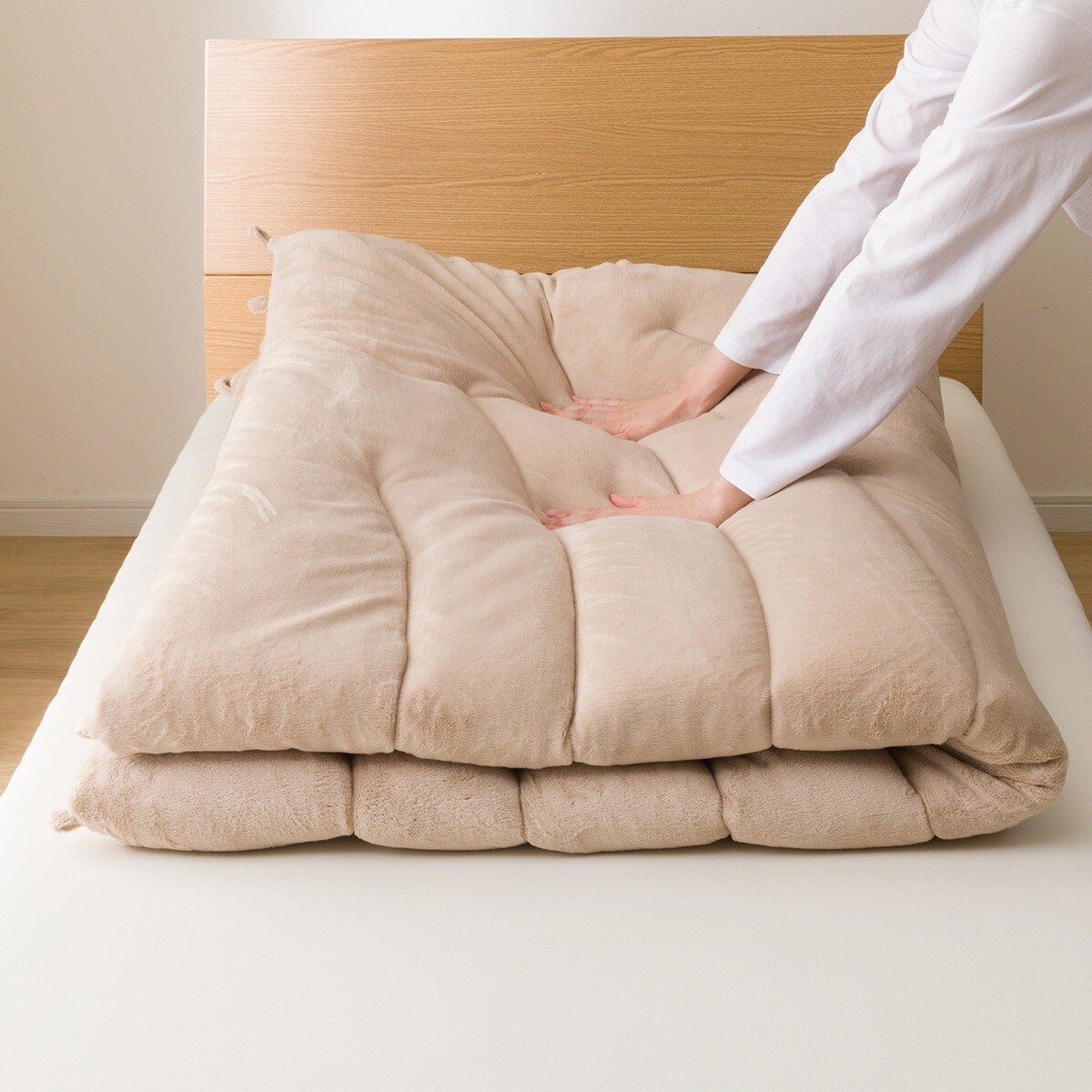 そのまま使える温度調整掛け布団 シングル (BE K2306 S) 【1年保証