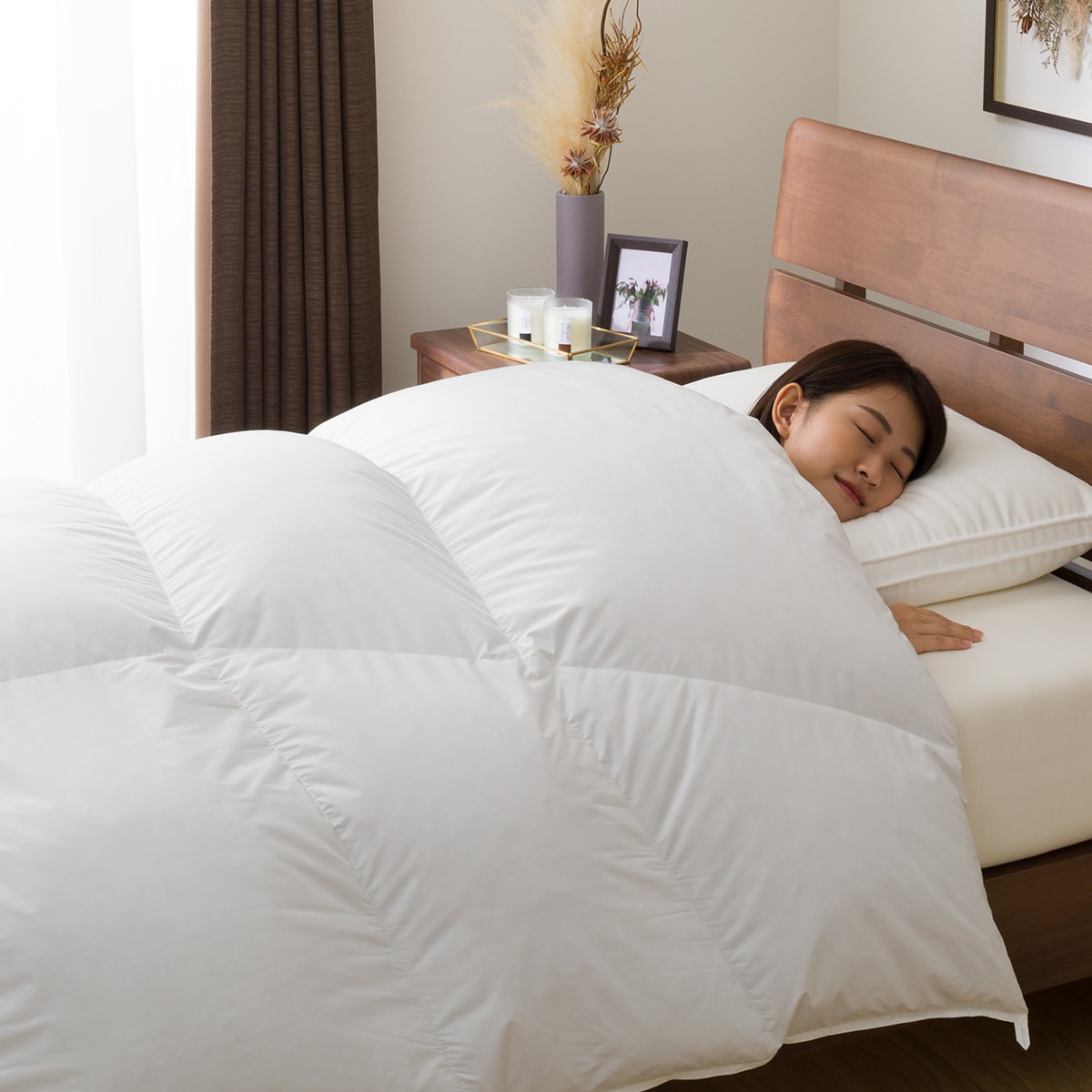 羽毛掛け布団 シングル (UL n S) 【・玄関先迄納品】 【1年保証