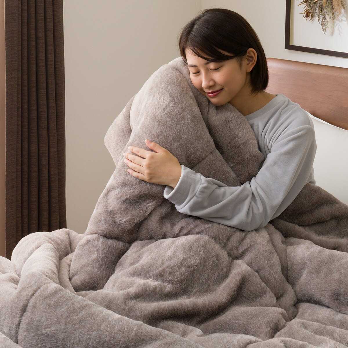 そのまま使える吸湿発熱 掛け布団 クイーン(NWSP n-s Q) 【・玄関先迄