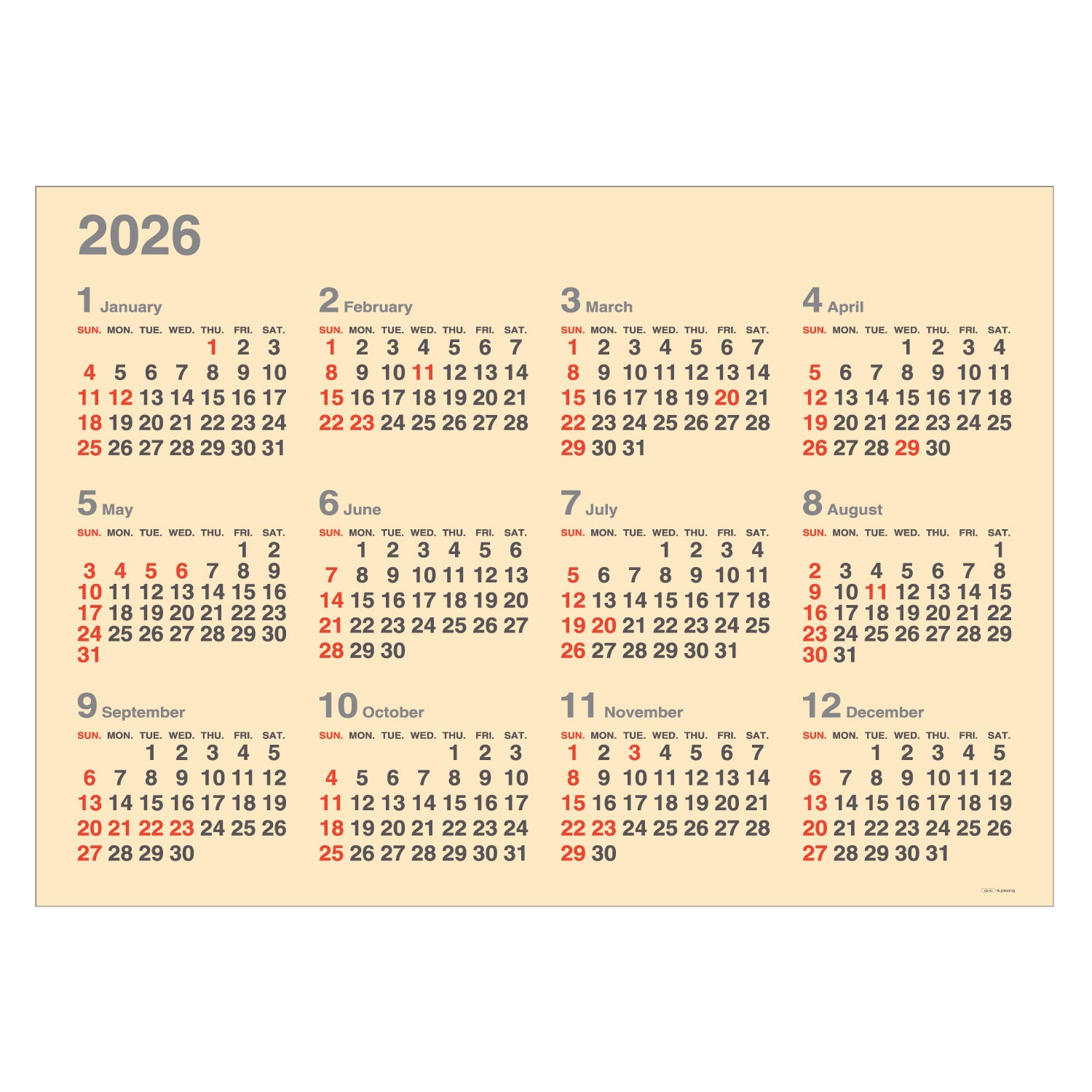 楽天市場】ポスターカレンダー 特大の通販