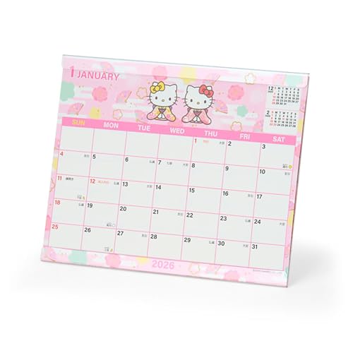 楽天市場】キティ カレンダー 卓上の通販
