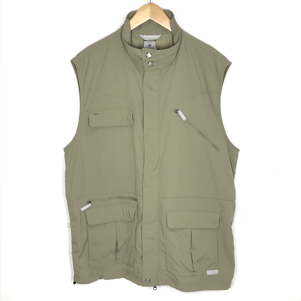 楽天市場】コロンビア ベスト（カラーカーキグリーン）（メンズウェア