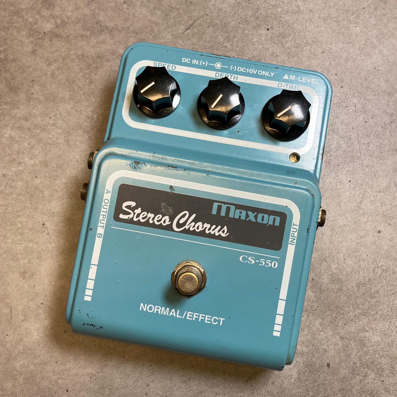 Maxon CS-550 Stereo Chorus マクソン コーラス 前期 Maxon CS-550