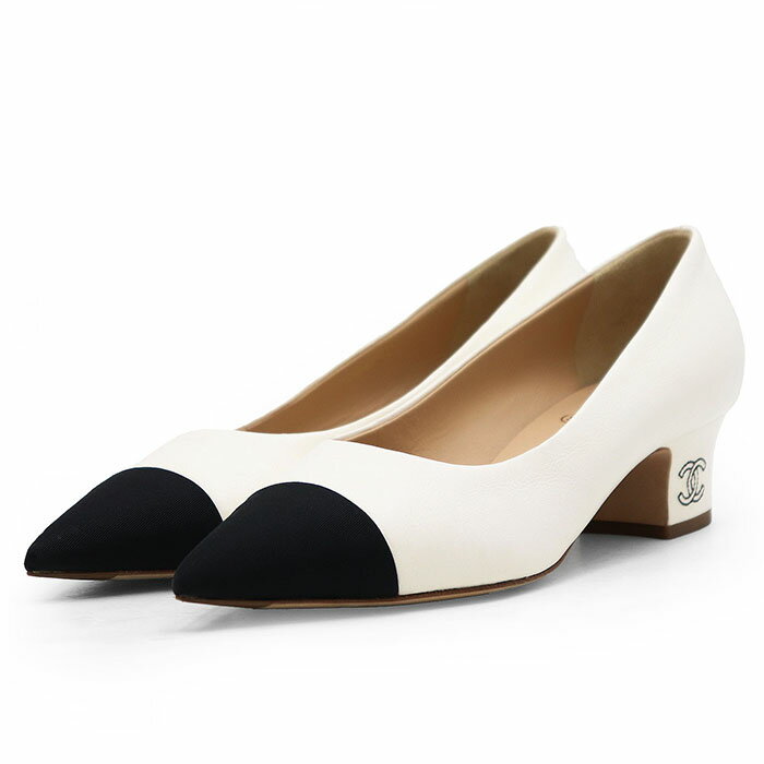 楽天市場】シャネル パンプス 38 1／2の通販