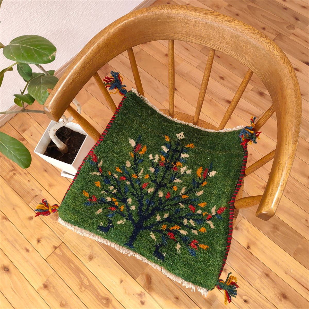 楽天市場】ギャッベ 緑の通販