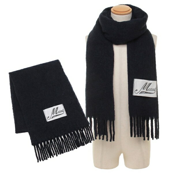 楽天市場】MARNI マルニ（カラーネイビー）（マフラー・スカーフ