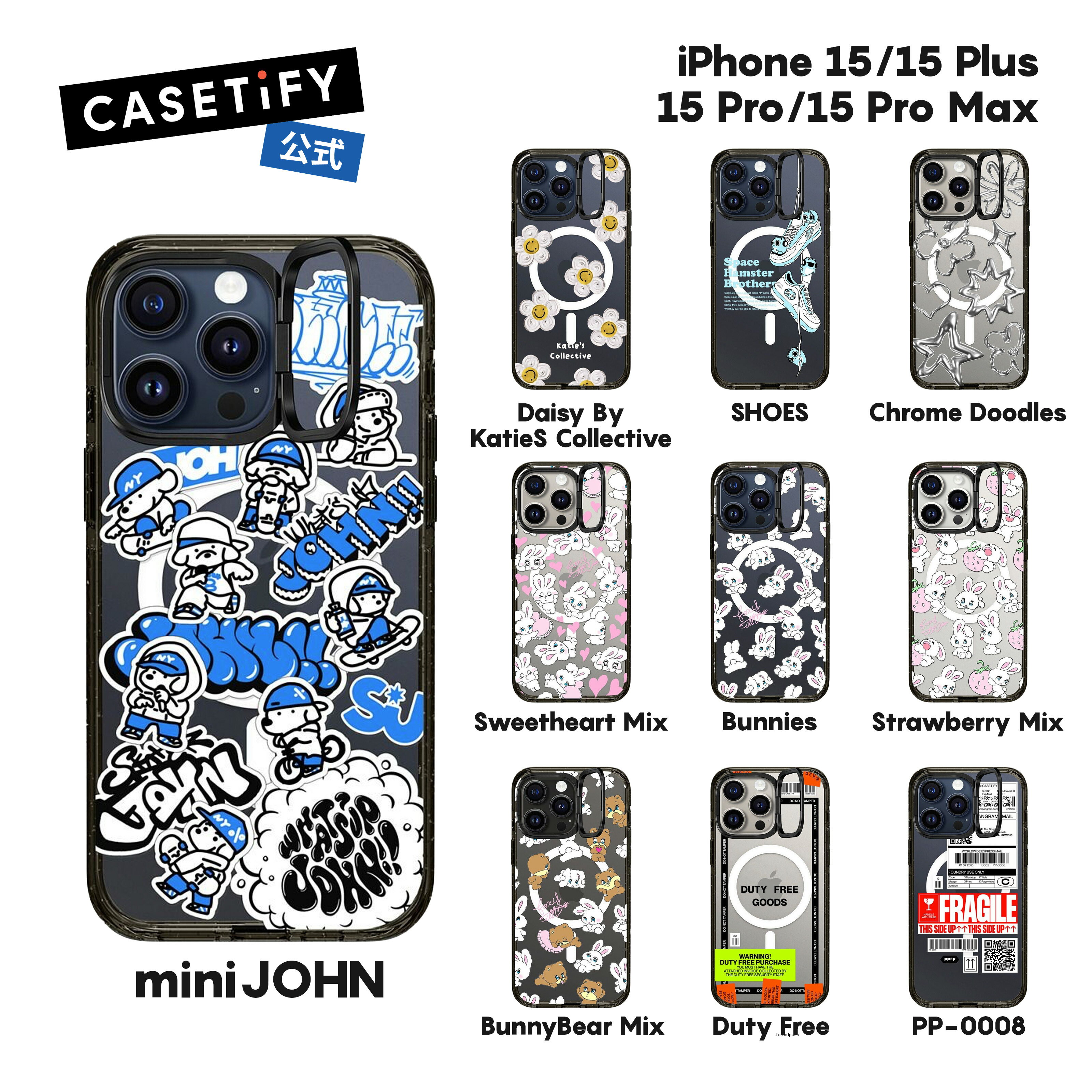 楽天市場】iphone15 casetify（カラーブラック）（ケース・カバー