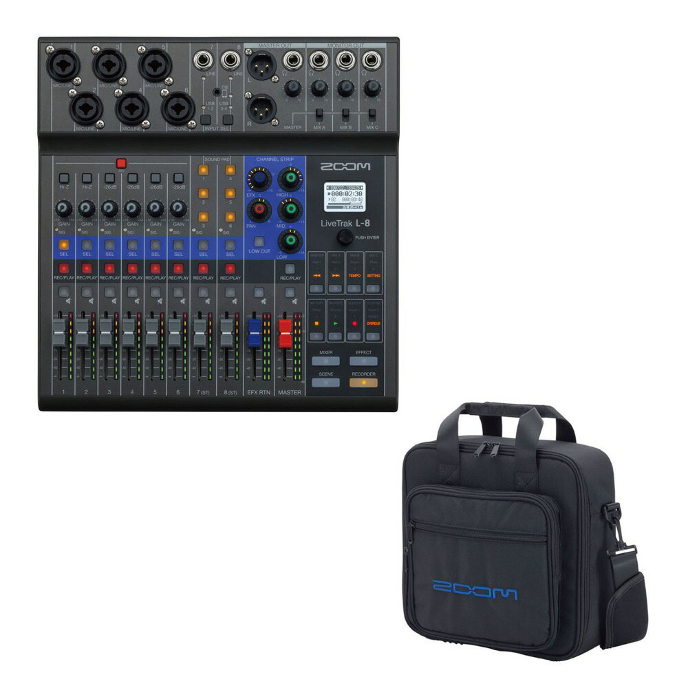 楽天市場】zoom livetrak l-8 ケースの通販