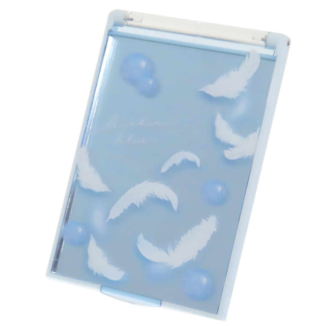 楽天市場】青 ブルー（手鏡・コンパクトミラー｜バッグ・小物