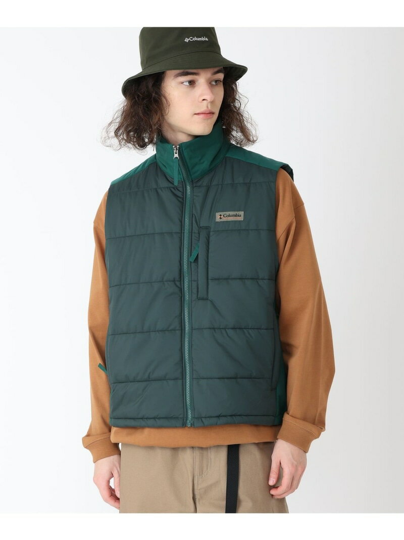楽天市場】コロンビア ベスト（カラーグリーン）（メンズファッション