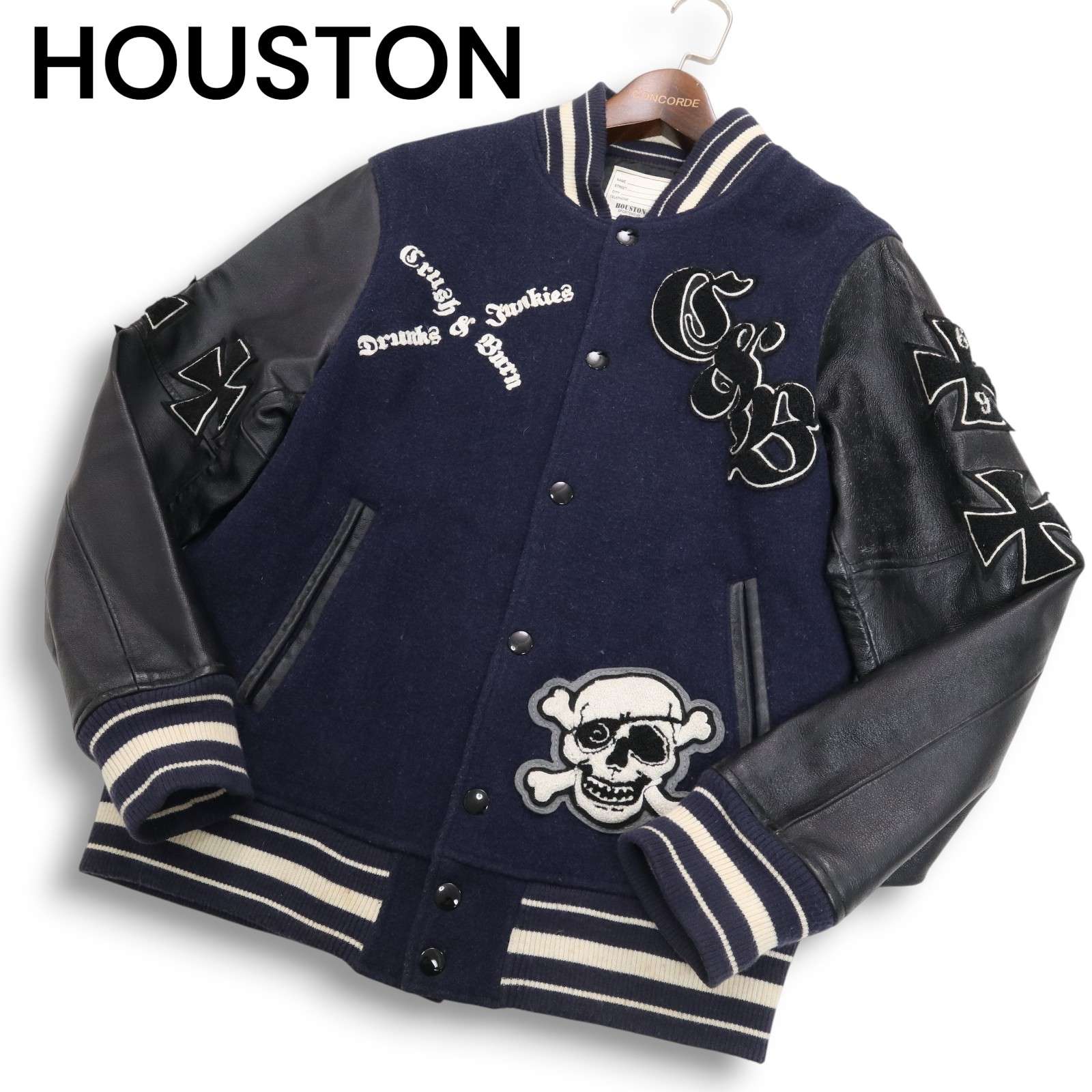 楽天市場】スタジャン レザー（ブランドヒューストン）の通販