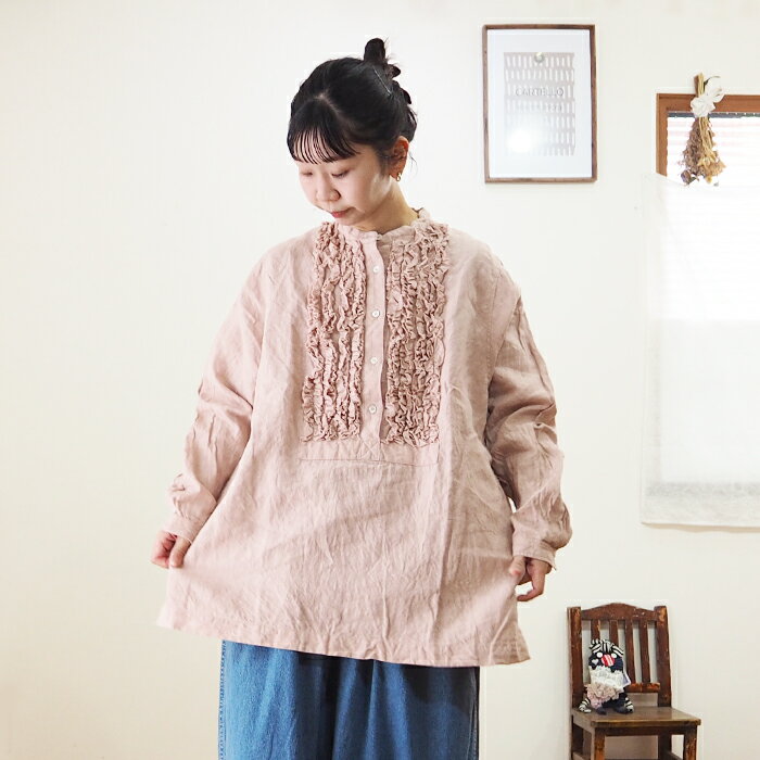 楽天市場】ichi アンティークス リネン（シャツ・ブラウス｜トップス