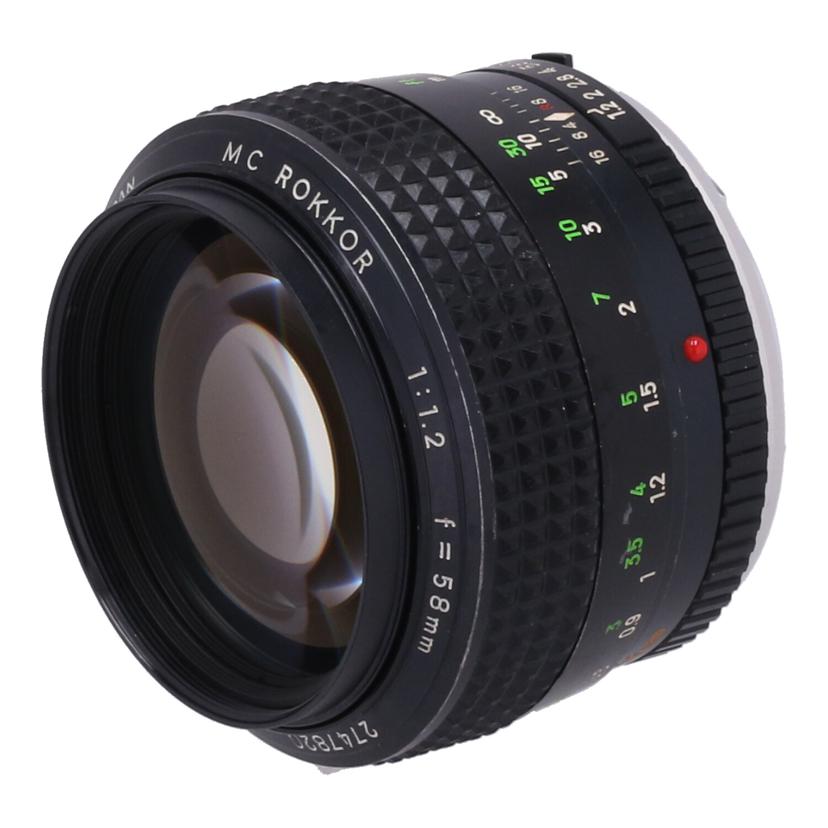 名玉！ミノルタ・鷹の目ロッコール「MC ROKKOR PG 58mm f1.2」の魅力は