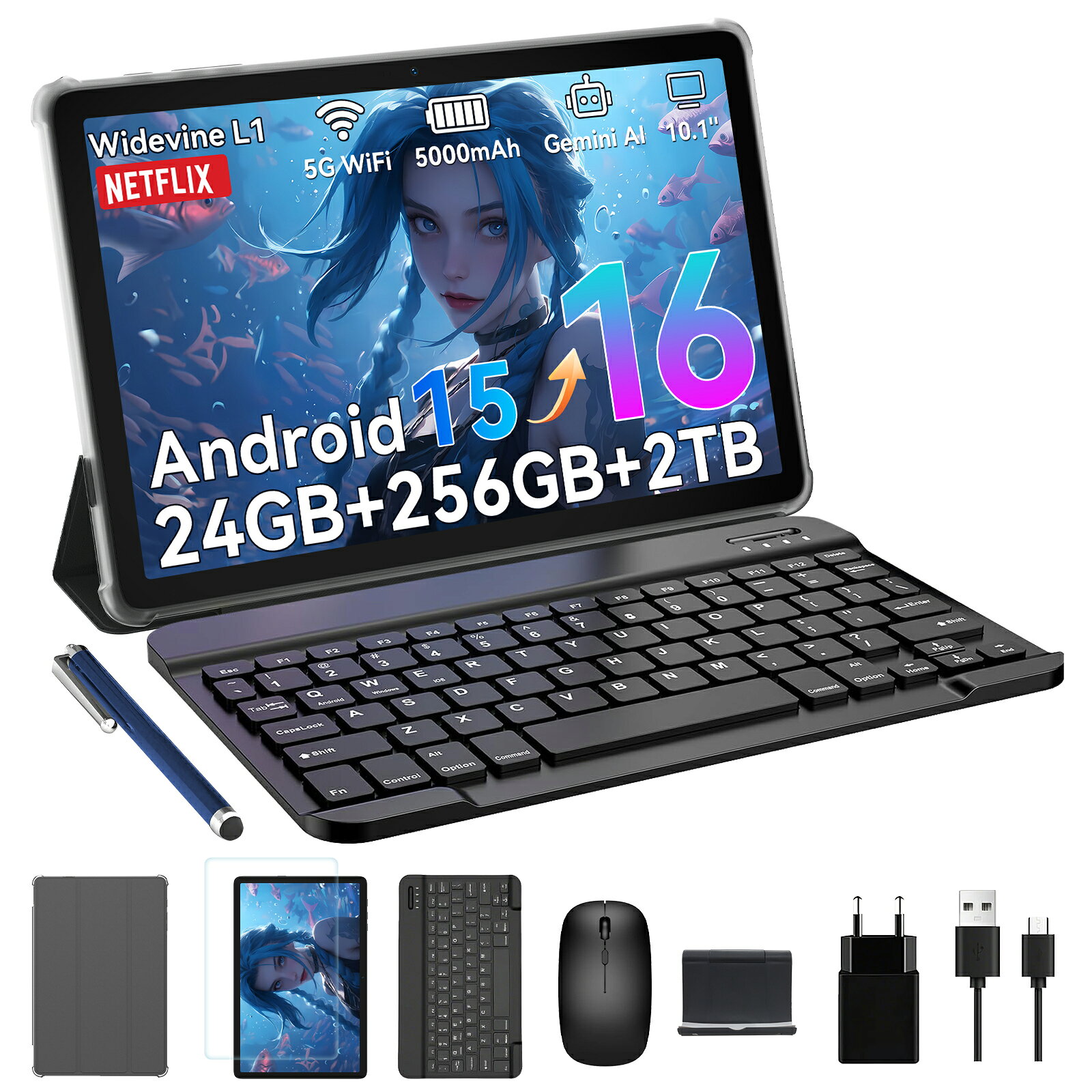 楽天市場】アンドロイド タブレット 10インチ（容量（内蔵ストレージ