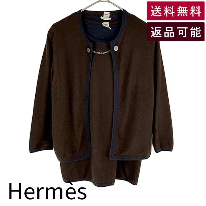 楽天市場】エルメス アンサンブルの通販 レア 美品 エルメス L ニット