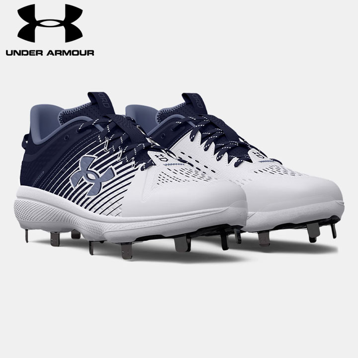楽天市場】アンダーアーマー スパイク ネイビーの通販