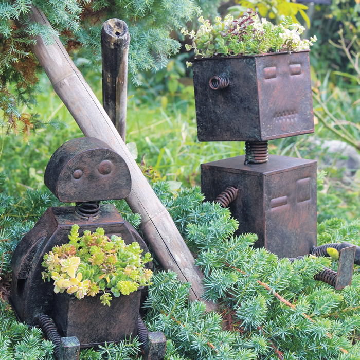 楽天市場】ジブリ プランター ロボット兵（花・ガーデン・DIY）の通販