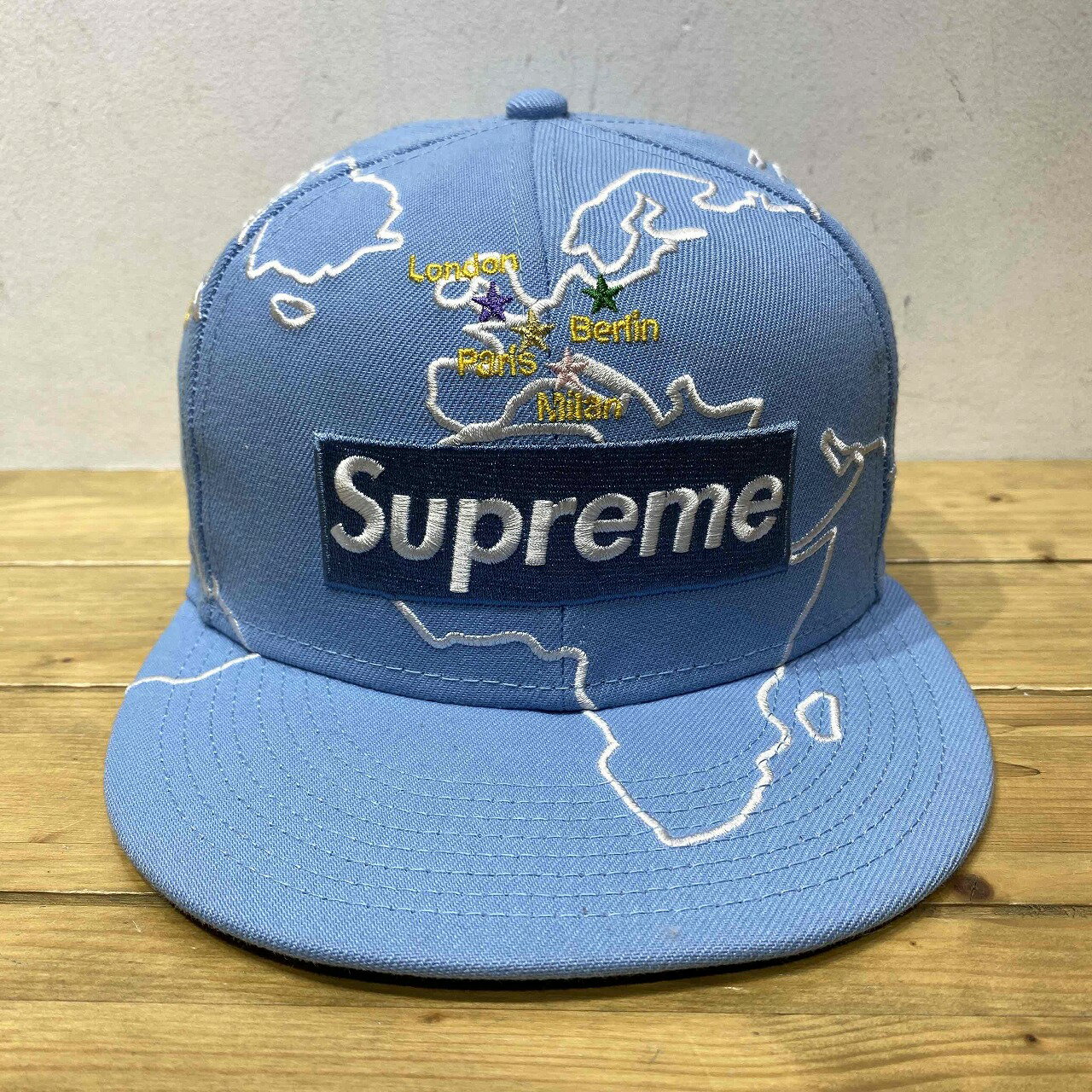 楽天市場】supreme NEWERA（カラーブルー）（帽子｜バッグ・小物