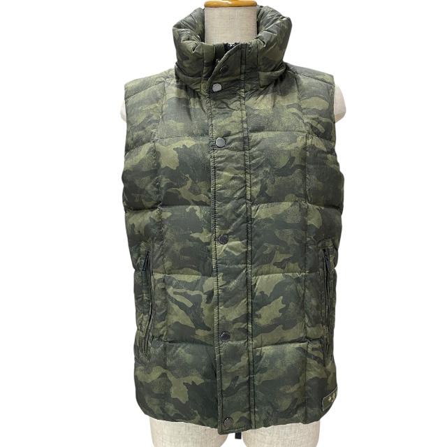 タトラス TATRAS 黒&カモフラ 迷彩 リバーシブル ダウンベスト 1