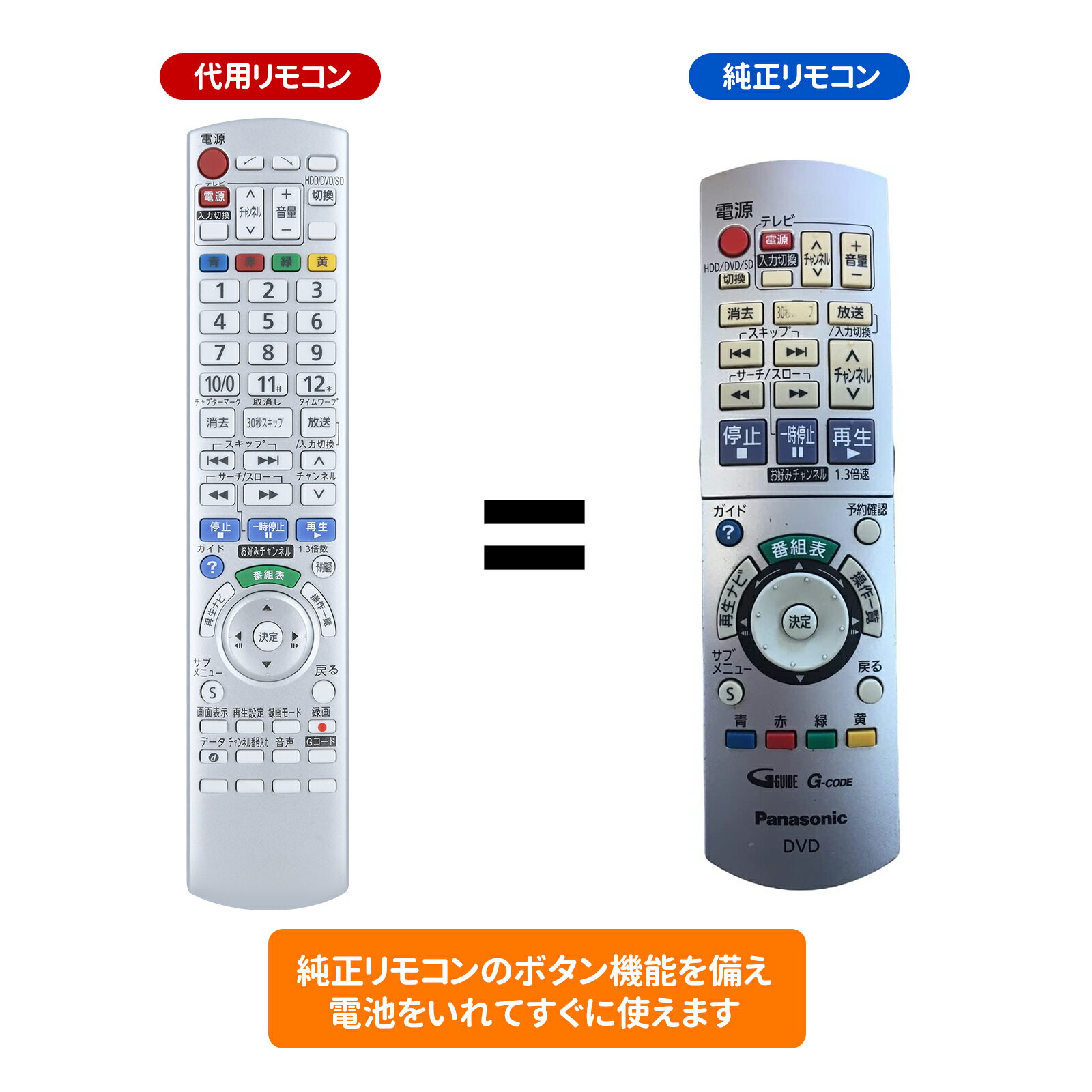 楽天市場】リモコン パナソニック dmr‐xp21vの通販