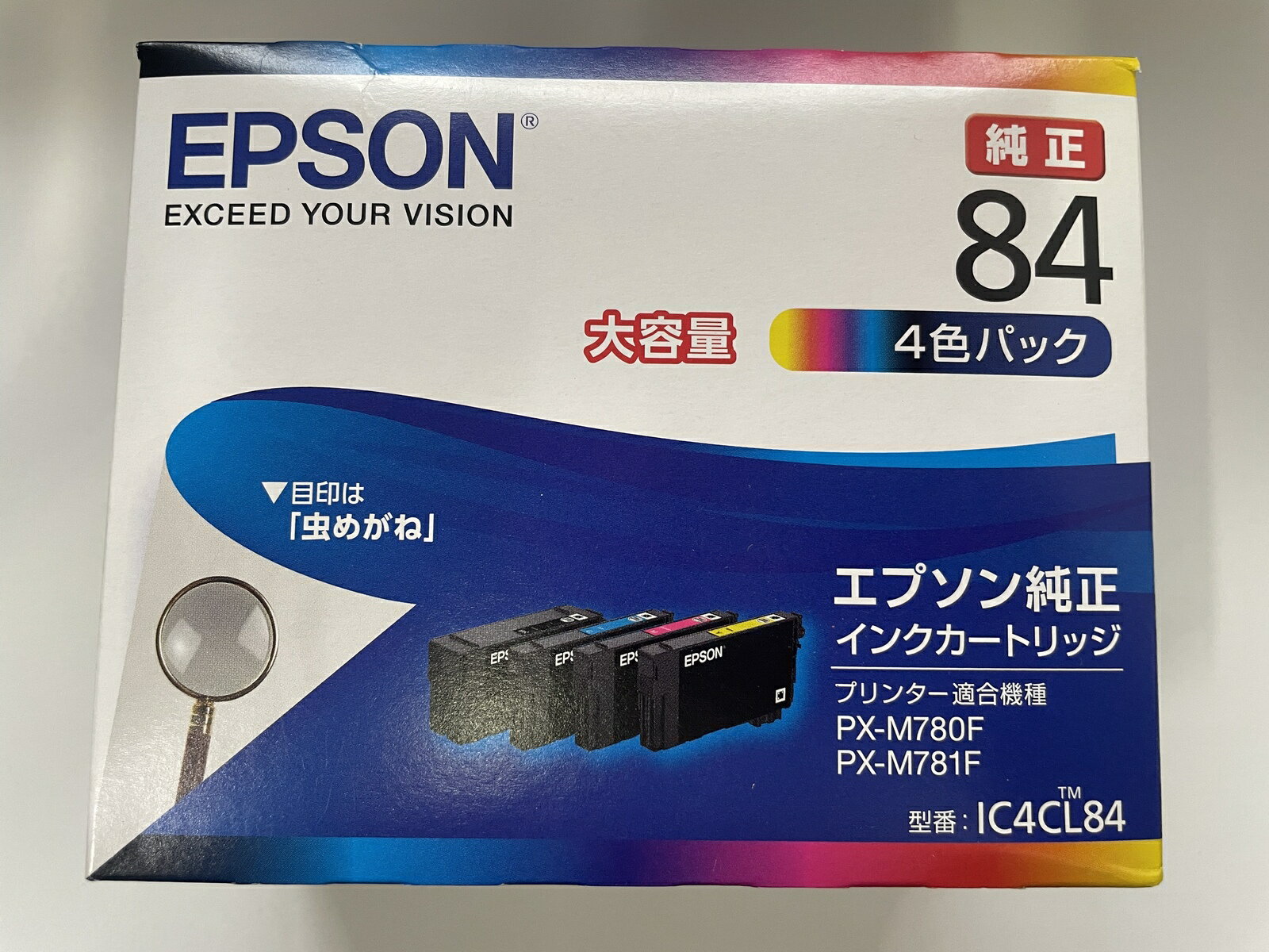 楽天市場】epson 純正インクカートリッジ ic4cl84 4色パック 大容の通販