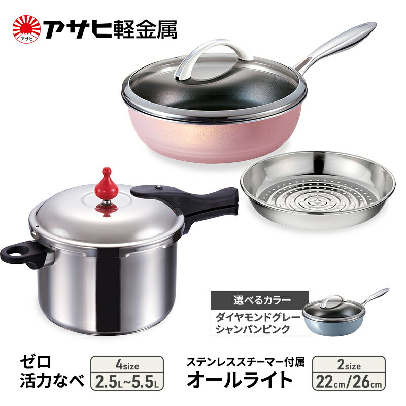 楽天市場】アサヒ軽金属 オールパン（カラーピンク）の通販