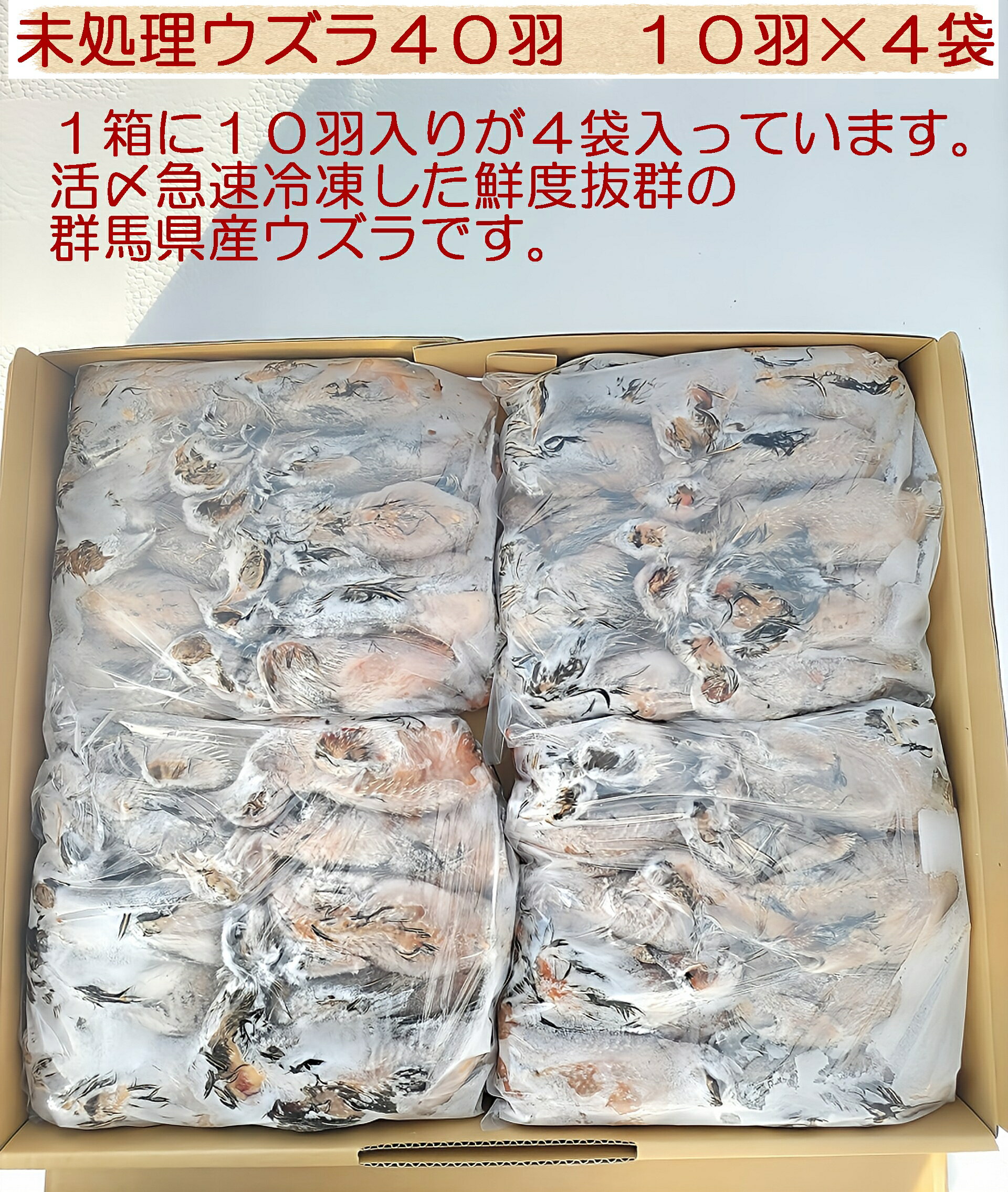 楽天市場】冷凍 ウズラ 未 処理の通販