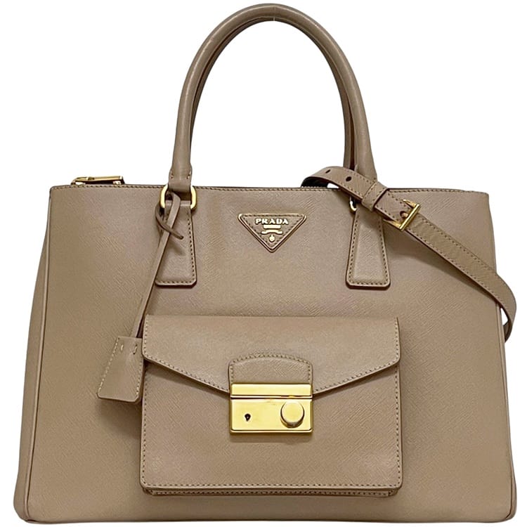 楽天市場】prada サフィアーノ ベージュ バッグの通販