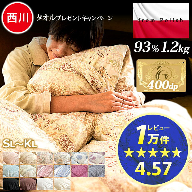 楽天市場】ハンガリー産 グース 93％ シングルの通販