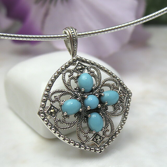 楽天市場】ターコイズ ブローチの通販