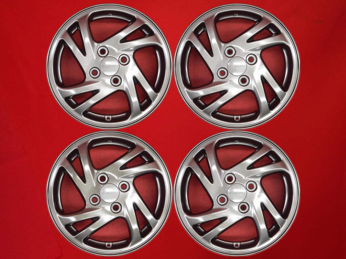 SUBARU プレオRS 純正ホイール ENKEI製 14インチ 4本 5J4HPCD100+45