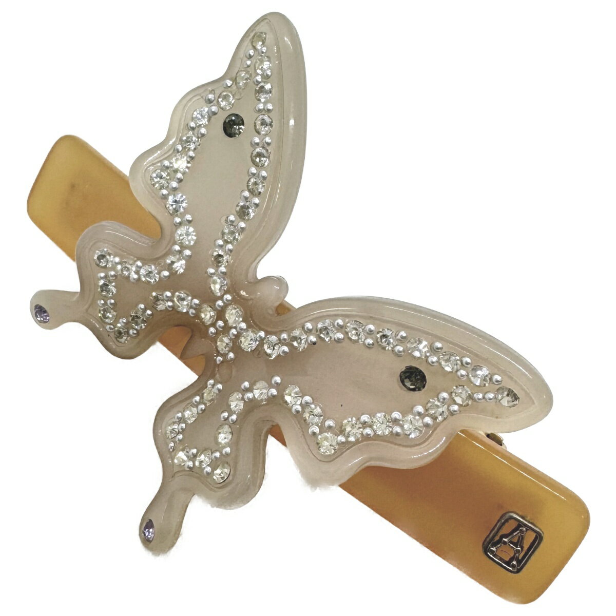 Alexandre de Paris 蝶々 バタフライ ベージュ クリップ 楽天市場