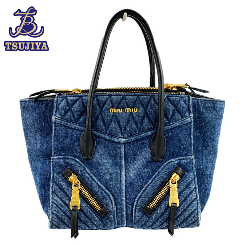 楽天市場】miumiu デニム バッグの通販