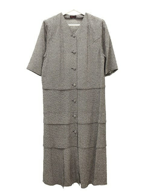 新品未使用品 新作 赤と緑のコントラストが素敵な詩仙堂ワンピース F