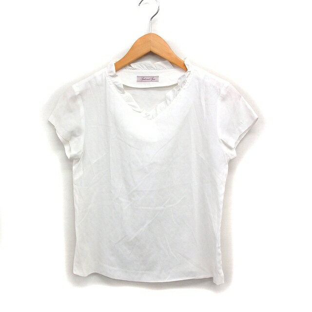 楽天市場】白 ブラウス 半袖の通販