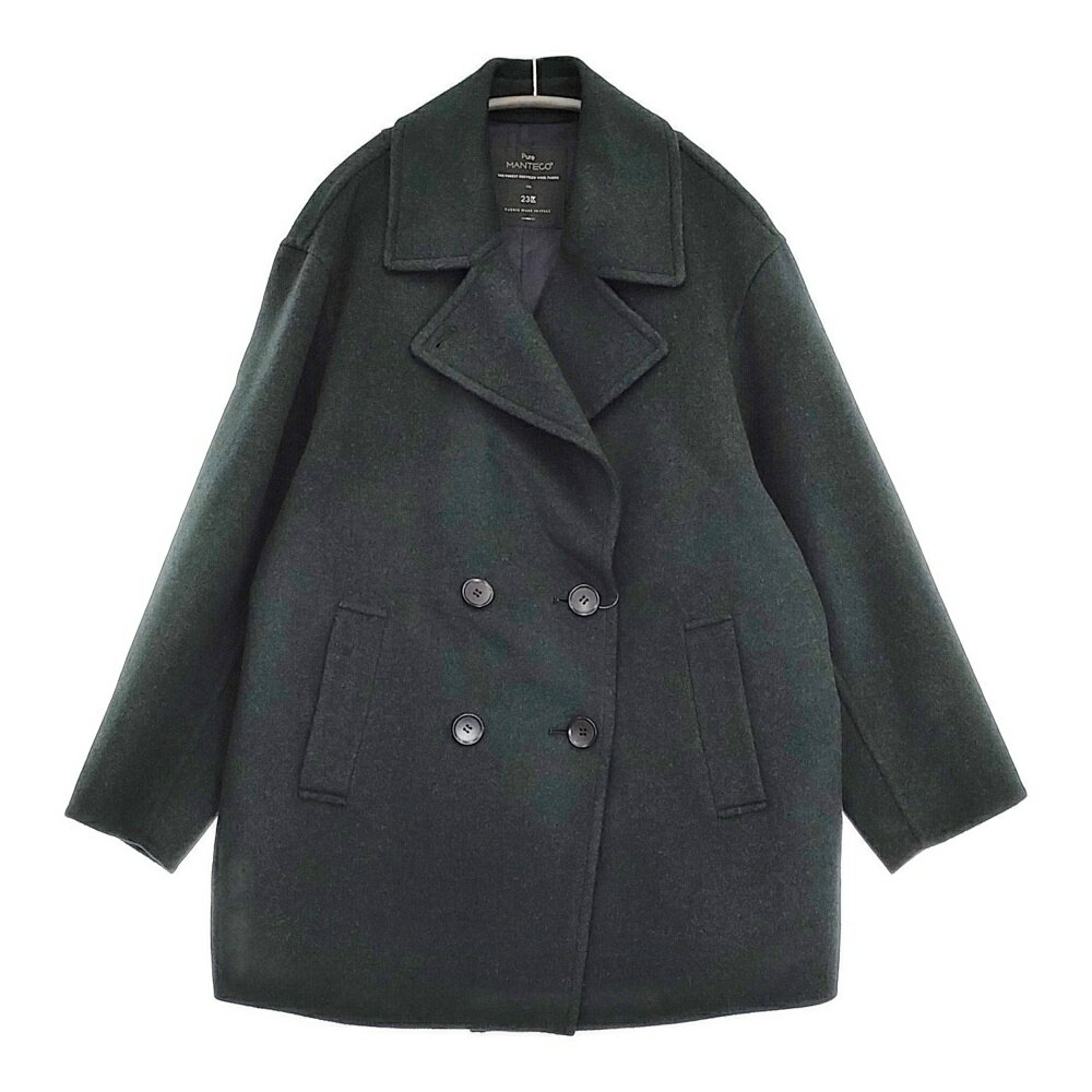 23区 ピーコート カーキ オリーブ 44サイズ タグ付未使用 ヘリンボーン