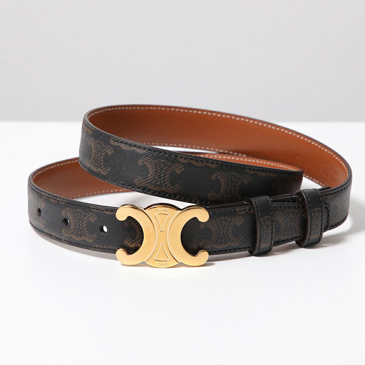 楽天市場】セリーヌ ミディアム トリオンフ ベルト / トリヨンレザーの通販