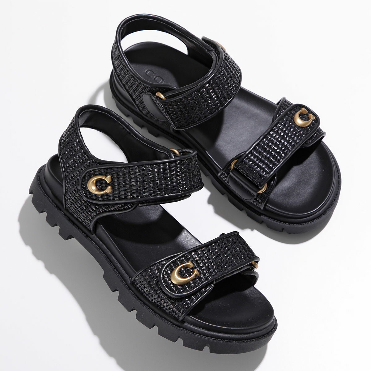 楽天市場】サンダル（ブランドコーチ）（ストラップ｜サンダル