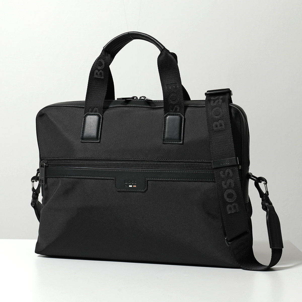 極美品 ヒューゴボス ブリーフケース ショルダーバッグ 2way ブラウン