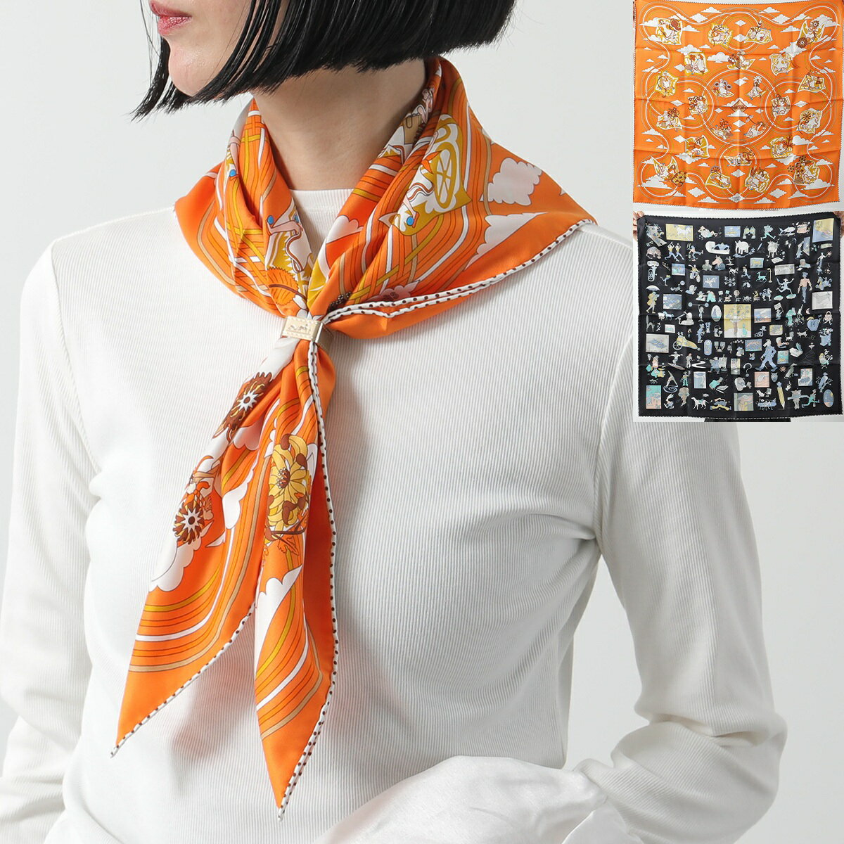 楽天市場】エルメス スカーフ カレ 70の通販