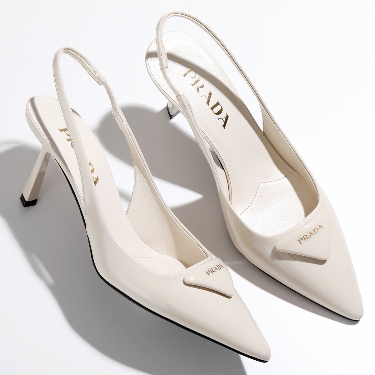 V927 プラダ ミュール 36.5 約23cm 白黒 専用⭐︎プラダ ミュール 23