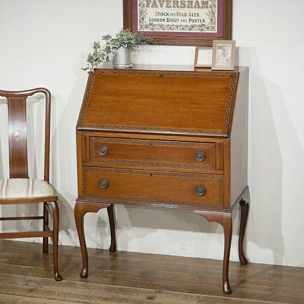 楽天市場】猫脚（ライティングビューロー｜デスク）：インテリア・寝具