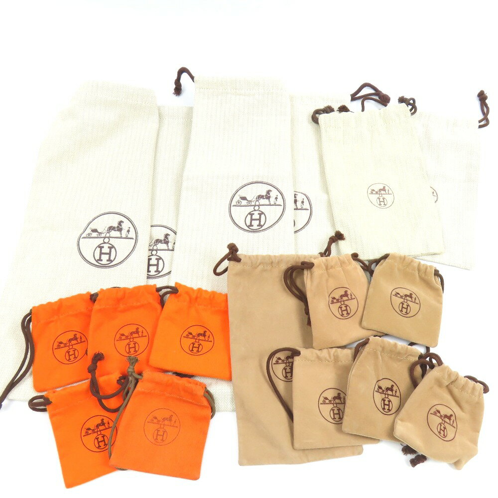 極美品】【激レア】エルメス 巾着袋 保存袋 限定 バッグ用 黒 極美