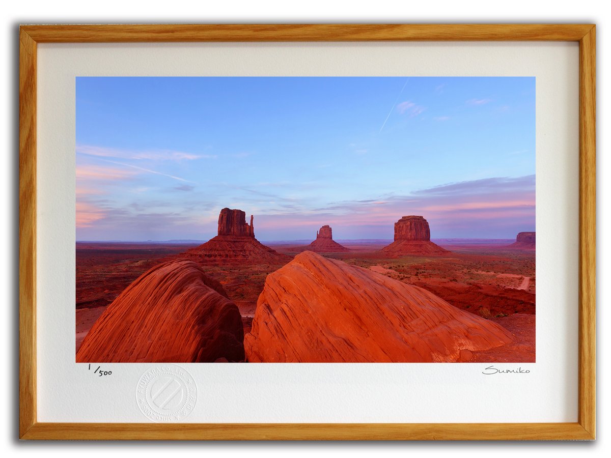 アメリカ モニュメントバレー 巨大ポスター 額入り 額縁 海外
