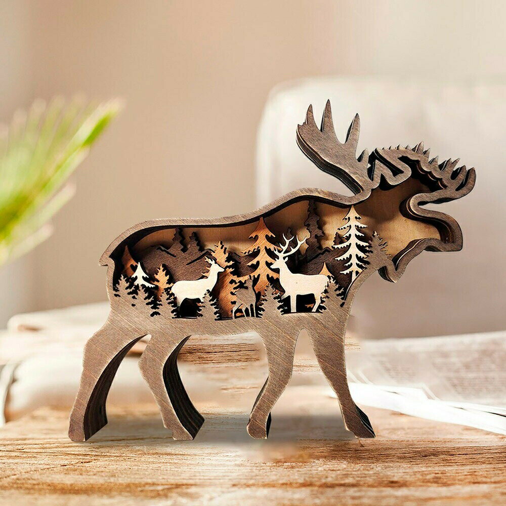 楽天市場】鹿 オブジェ 木の通販