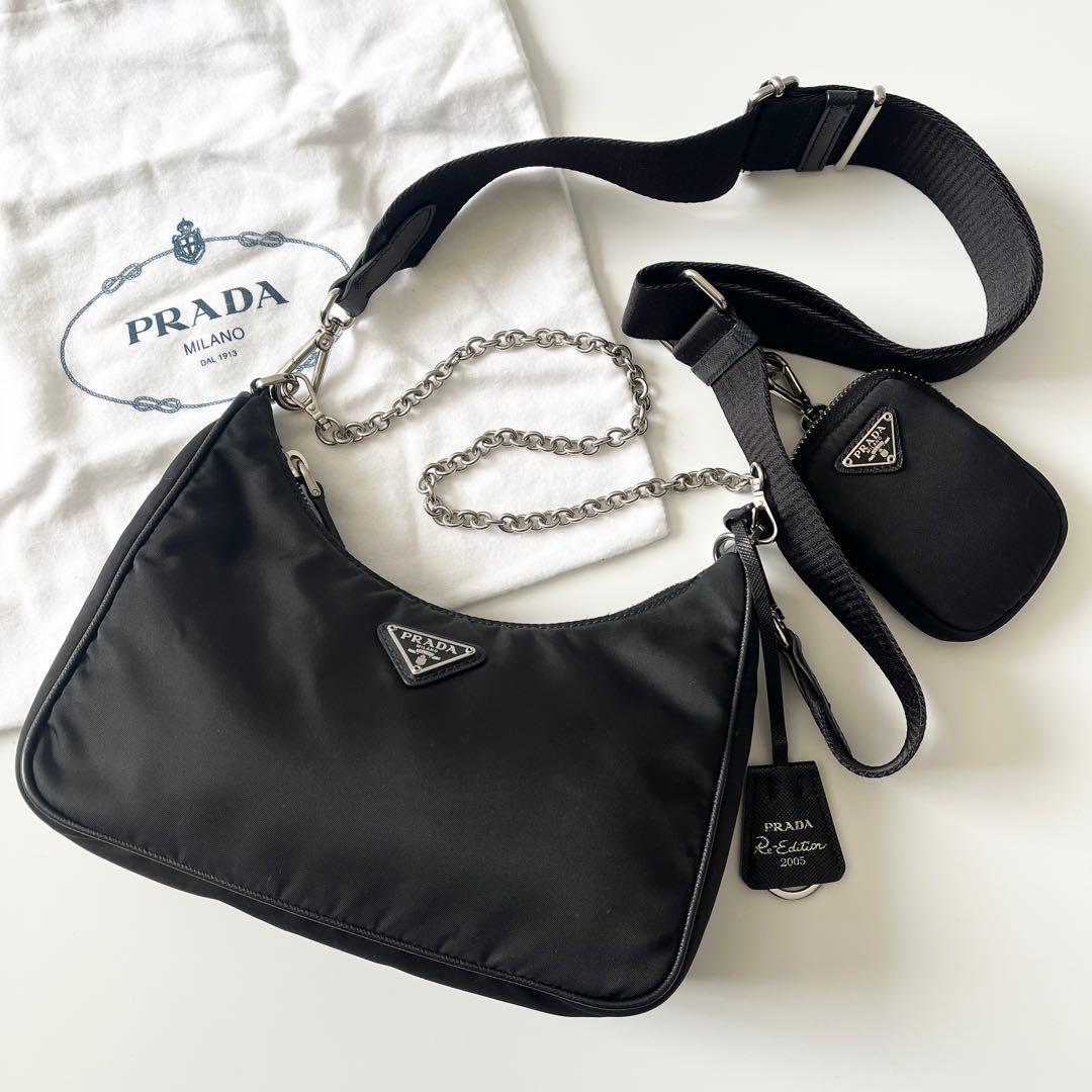 楽天市場】プラダ re-edition 2005 ナイロン ショルダーバッグの通販