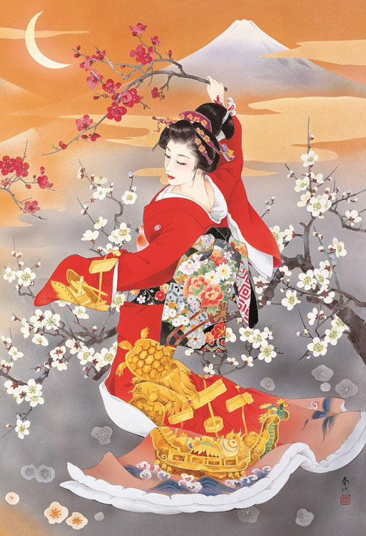 ジグソーパズル 2000ピース 春代 朧月 おぼろづき 73×102cm